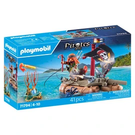 71794 Pirates - Pirate avec radeau flottant et trésor