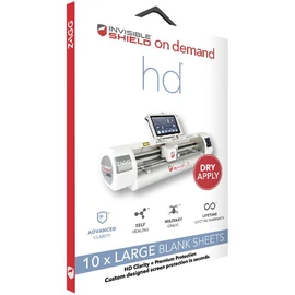 10 films Protection écran pour Tablettes - Pack Consommables LARGE - ISOD by Zagg