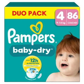 Baby Dry couches taille 4 (9-14kg) (x86)