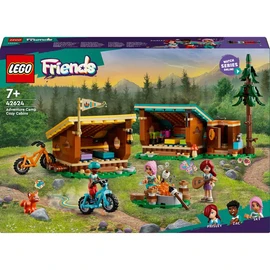Friends 42624 -  Les Cabanes Chaleureuses de la Base de Loisirs - Jouet sur le Thème du Camping et de la Nature