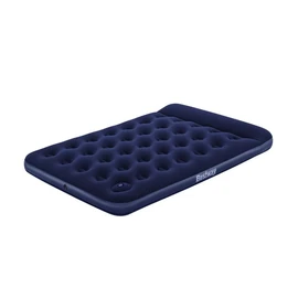 Matelas gonflable avec pompe à pied intégrée 2 places 191 m x 137 x 22 cm - Bleu