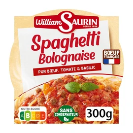 Assiette spaghetti à la bolognaise pur boeuf (300g)