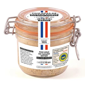 Foie gras de canard entier du Sud-Ouest IGP (180g)