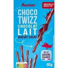 Biscuits nappés au chocolat au lait Choco Twizz (90g)