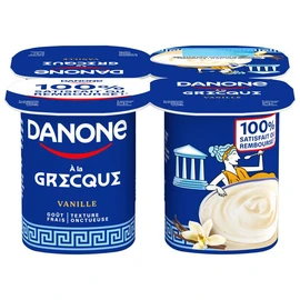 Yaourt à la grecque à la vanille (4x110g)