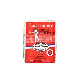 Farine de blé t55 gruau royale (1kg)