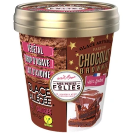 Pot de crème glacée au chocolat brownie vegan (300g)