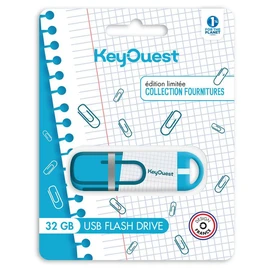 Clé USB 32Go Trombone Bleu