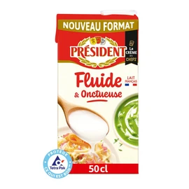 Crème fraîche fluide & onctueuse 25% MG (50cl)