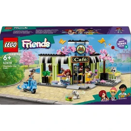 Friends 42618 - Le Café de Heartlake City - Jouet Pour Enfants - Pâtisserie à Construire - Loisir Créatif et Idée de Cadeau pour les Filles et les Garçons dès 6 ans - 3 Mini-poupées et un Chien