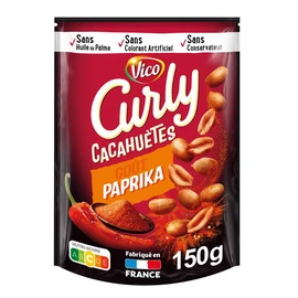 Cacahuètes grillées saveur paprika (150g)