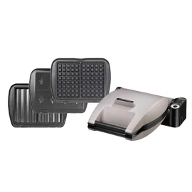 Gaufrier croque-monsieur 3-en-1 019632 - Gris