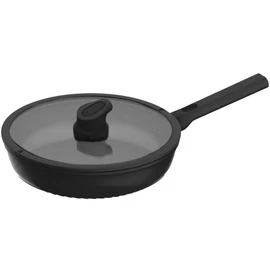 Sauteuse aluminium forgé 26cm avec couvercle en verre tous feux dont induction