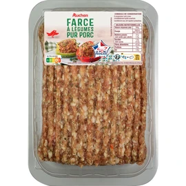 Farce à légumes pur porc (500g)