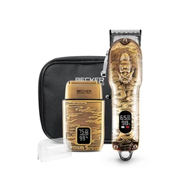 Kit tondeuse et rasoir sans fil BARBER LAB2 - Or