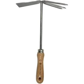 Houe double tête manche en bois FSC - 31,9x17,9cm