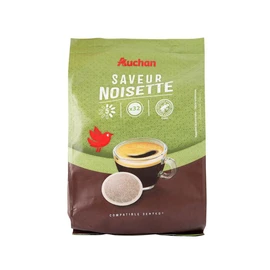 Dosettes de café saveur noisette intensité 5 compatibles Senseo (224g)