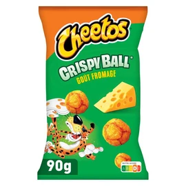 Biscuits soufflés Crispy ball saveur fromage (90g)