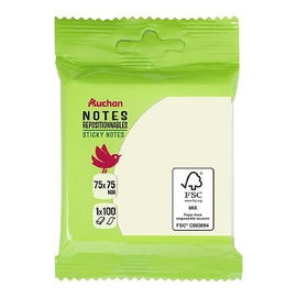 Notes reposit x100 jaune