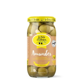 Olives vertes fourrées aux amandes (200g)