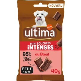 Mini bouchées intenses au boeuf pour petit chien (40g)