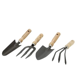 Set de 4 outils de balcon - Métal et Bois
