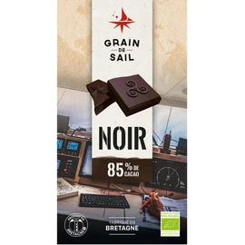 Tablette de chocolat noir bio 85% cacao (100g)