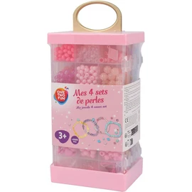 Set de 4 coffrets de perles