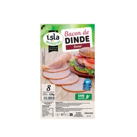Bacon de dinde fumé halal (120g)