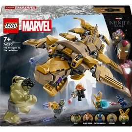 Marvel 76290 - Les Avengers Contre le Léviathan, Jouet pour Enfants, Figurine de Hulk et Minifigurines de Captain America, Loki, Black Widow et Chitauri