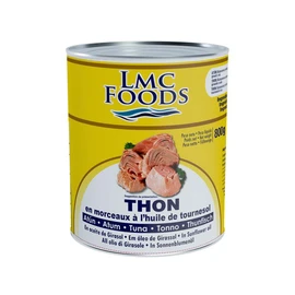 Thon en morceaux à l'huile de tournesol (800g)