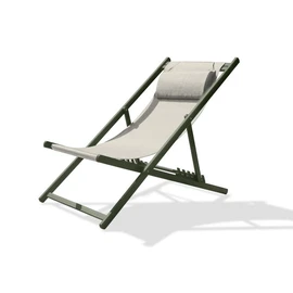 Chilienne de jardin - Aluminium et textilène - Kaki - JULIA