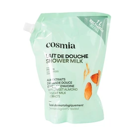 Recharge lait de douche hydratant amande douce et lait d'avoine (1l)