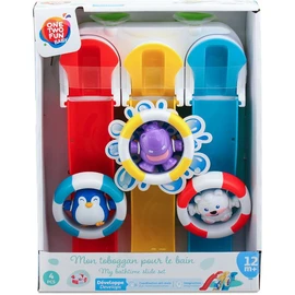 Mon Toboggan de bain et 3 animaux