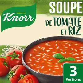 Soupe déshydratée de tomate et riz (74g)