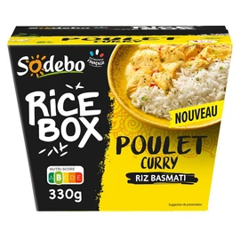 RiceBox poulet curry riz basmati (330g)