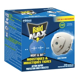 Max Diffuseur jour et nuit anti moustiques et moustiques tigres (27ml)