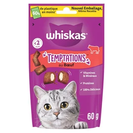 Temptations Friandises saveur boeuf pour chat (60g)