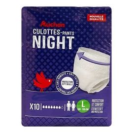 Culottes nuit taille L (x10)