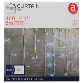 Guirlande Extérieure 360 LED Blanc Froid 8m Effet Stalactite