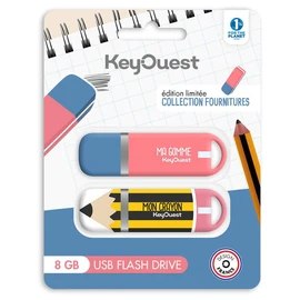 Clé USB 2x8Go Gomme et Crayon Papier