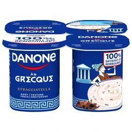 Yaourt à la grecque stracciatella (4x110g)