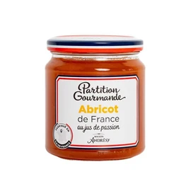 Confiture aux abricots de France et au jus de passion (325g)