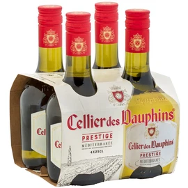 IGP Méditerranée Cellier des Dauphins Prestige blanc (4x25cl)