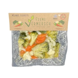 Mélange fleurette légumes cuits nature (450g)