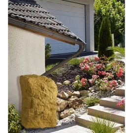 Récupérateur d'eau aspect pierre Doré - 300L - ROCHER
