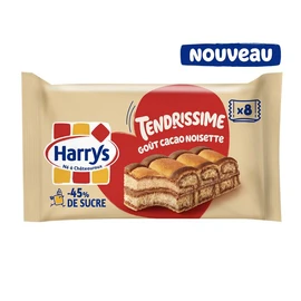 Gâteaux Tendrissime goût cacao noisette (264g)