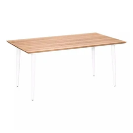 Table de jardin - 4/6 places - Aluminium - Blanc - MALDIVES