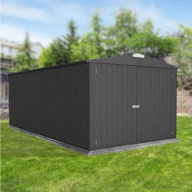 Garage - Métal Anthracite - 17,6m² - MELTON XL