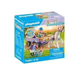71496 Horses Of Waterfall - Enfants avec calèche et poneys